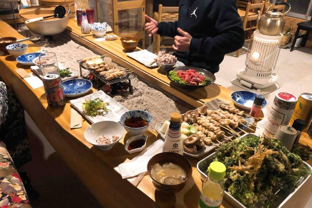 ゲストハウス+カフェわ　１日１組限定！ 築１００年の農家の古民家で宿泊体験、薪でお風呂沸かせます。焚き火もできます。 Kannami ภายนอก รูปภาพ
