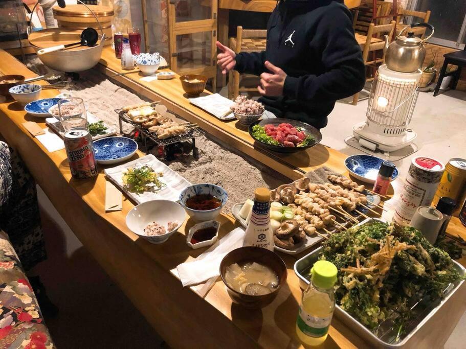 ゲストハウス+カフェわ　１日１組限定！ 築１００年の農家の古民家で宿泊体験、薪でお風呂沸かせます。焚き火もできます。 Kannami ภายนอก รูปภาพ