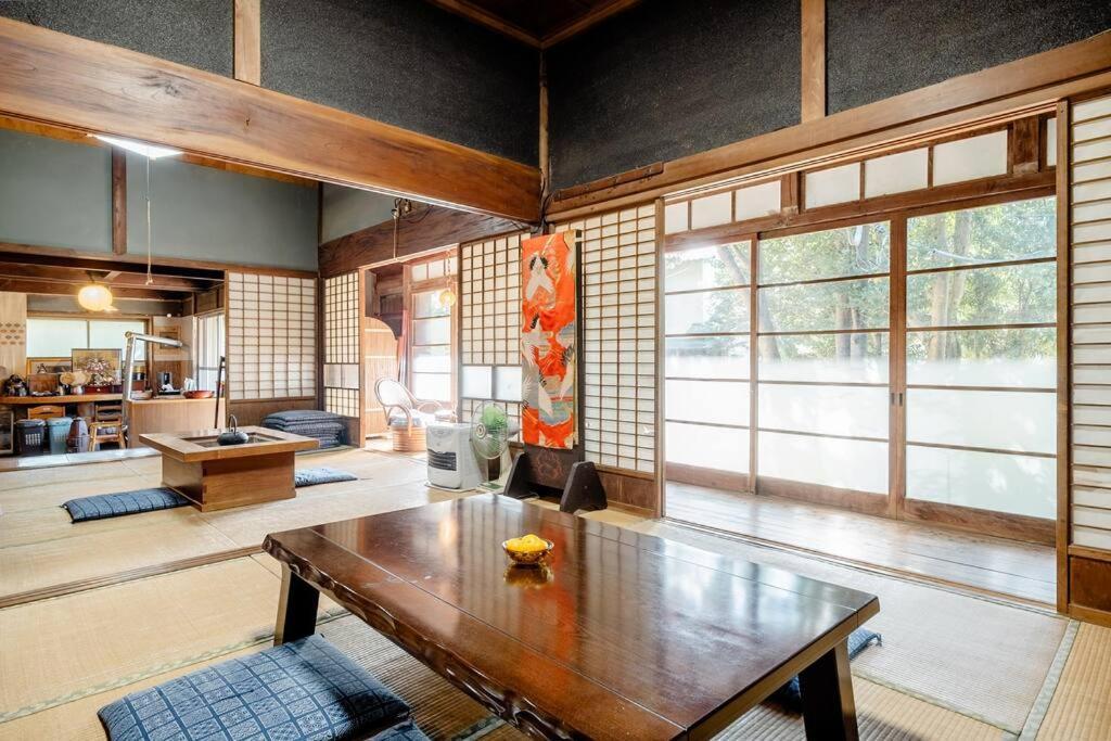 ゲストハウス+カフェわ　１日１組限定！ 築１００年の農家の古民家で宿泊体験、薪でお風呂沸かせます。焚き火もできます。 Kannami ภายนอก รูปภาพ